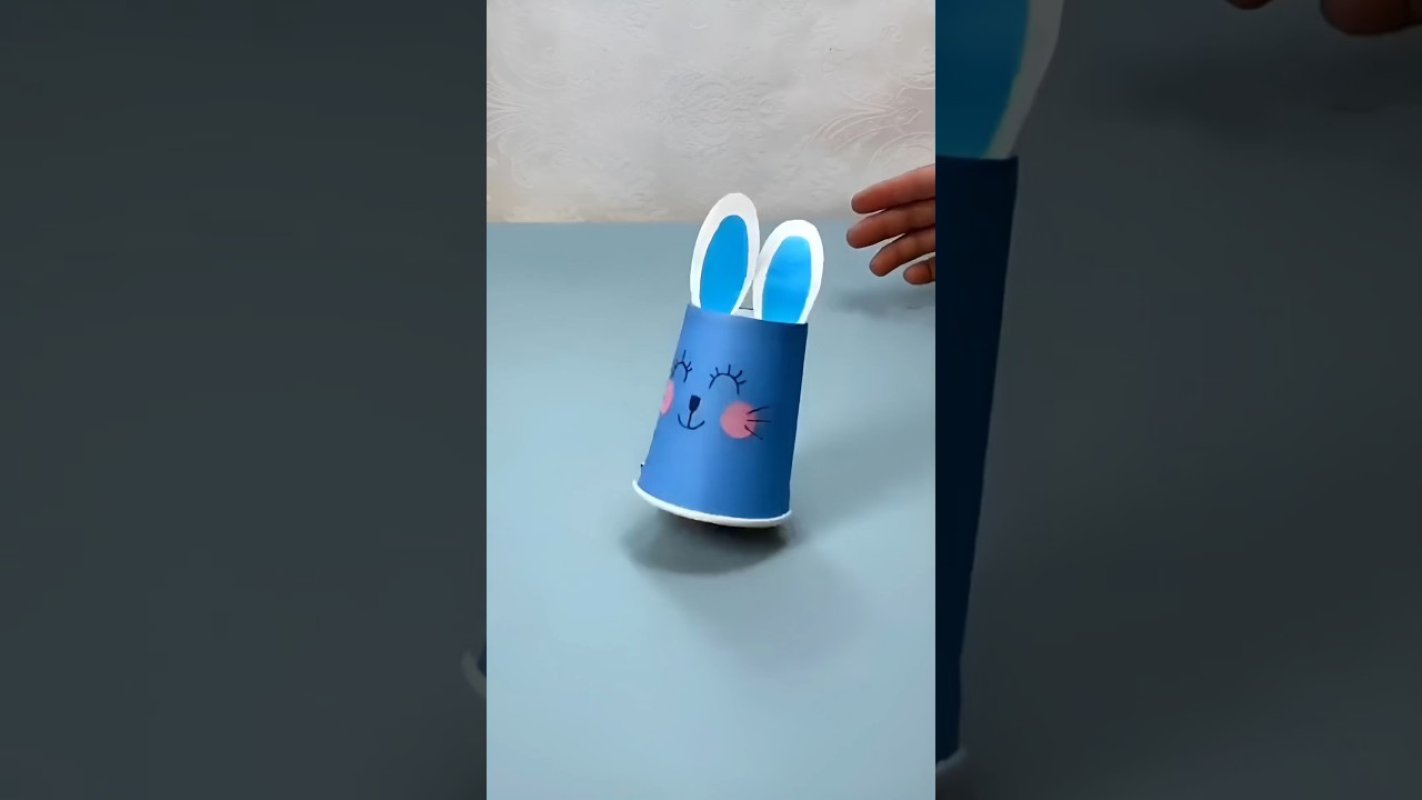 Thumbnail for Running paper cup bunny